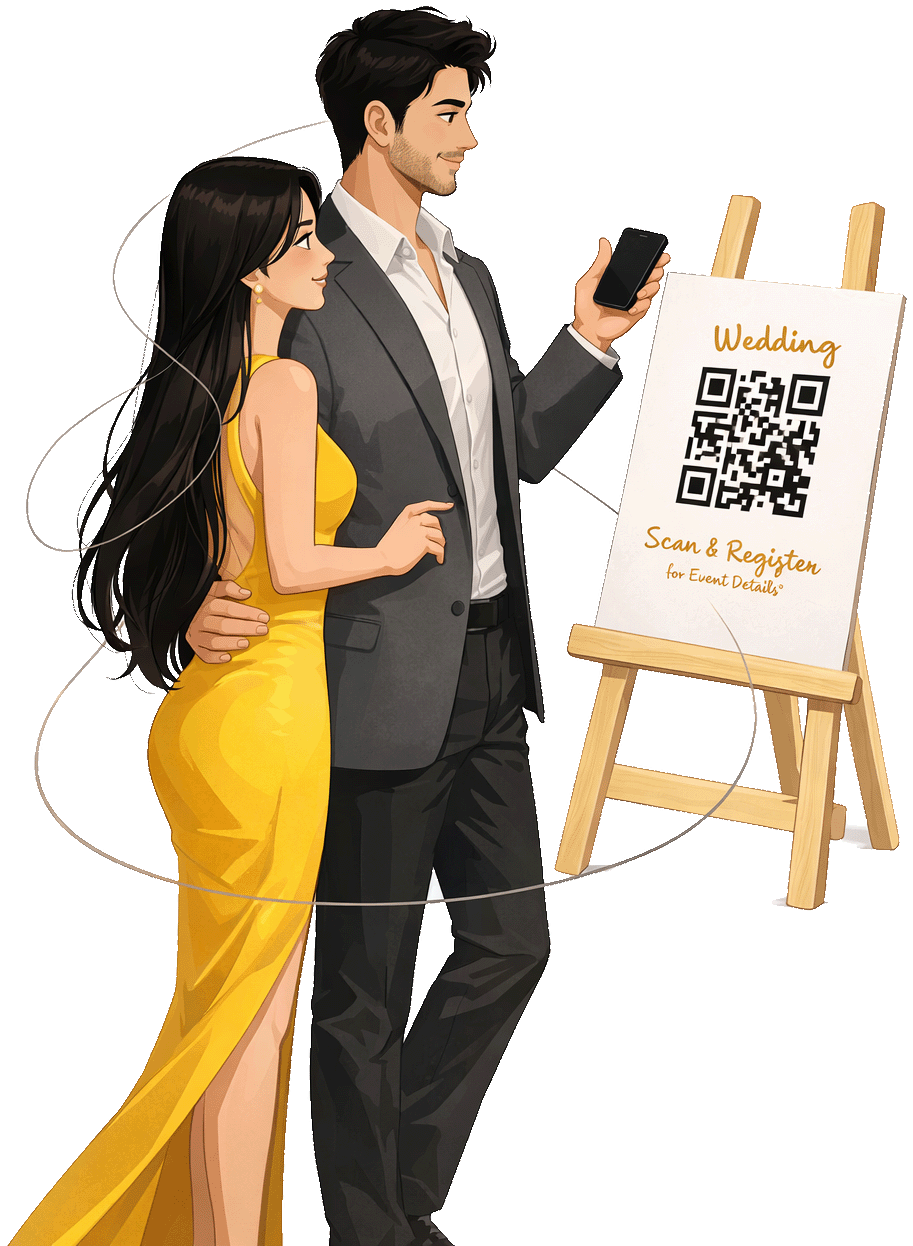 QR code access at events